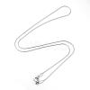 Tarnish Resistant Herringbone Chain Necklace for Men NJEW-A288B-0.8-P-2
