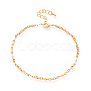 Brass Cable Chain Bracelets for Women BJEW-N032-08C-G-2