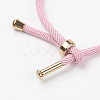 Cotton Twisted Cord Bracelet Making MAK-L012-05-2