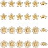 24Pcs 2 Style Brass Beads FIND-FH0004-18-1