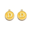 Golden Plated Alloy Enamel Charms ENAM-Q437-13D-1