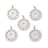 Non-Tarnish 201 Stainless Steel Pendants STAS-S105-T565D-1-2