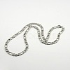 Tarnish Resistant Figaro Chain Necklace for Men NJEW-F027-03-7mm-1