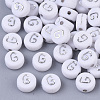 Plating Acrylic Beads X-PACR-R243-04G-1