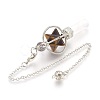 Natural Tiger Eye Dowsing Pendulums KK-F756-06D-2
