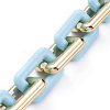 Handmade CCB Plastic Cable Chains AJEW-JB00669-03-2