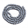 Electroplate Glass Beads Strands EGLA-A034-P3mm-A16-2
