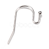 Brass Earring Hooks X-KK-R037-13P-2