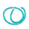 Natural Magnesite Round Bead Strands TURQ-E022-38B-6mm-2