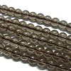 Synthetic Smoky Quartz Beads Strands G-C076-10mm-4A-1