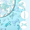 70Pcs 7 Styles Opaque & Transparent Acrylic Beads MACR-FS0002-13-2