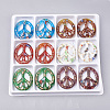 Handmade Millefiori Glass Lampwork Pendants LAMP-S189-09-B-1