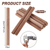 Round Walnut Wooden Sticks WOOD-WH0034-27A-2