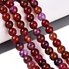 Natural Agate Beads Strands G-Q606-106A-1