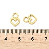 SHEGRACE Brass Heart Charms XGR0161G-100G-3