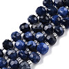 Natural Sodalite Beads Strands G-N327-08X-1