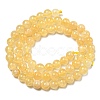 Natural Honey Calcite Beads Strands G-R494-A05-02-2