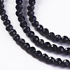 Glass Beads Strands EGLA-E057-02B-15-3