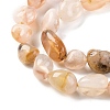 Natural Cherry Blossom Agate Beads Strands G-G146-A31-01-4