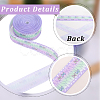 10 Yards Polyester Printed Grosgrain Ribbon OCOR-GF0002-36B-6