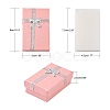 Valentines Day Wife Gifts Packages Cardboard Jewelry Set Boxes with Bowknot and Sponge Inside X1-CBOX-R013-4-2