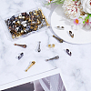 75Pcs 10 Styles Alloy Cord Ends FIND-ME0003-03-4