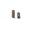 Metallic Colours Glass Bugle Beads SEED-N005-001-D04-6