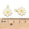 Brass Enamel Pendants KK-M324-10G-3