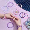 12Pcs 12 Color Polymer Clay Heishi Bead Stretch Bracelets Set with Plastic Beaded BJEW-PH01904-3