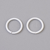 Spray Painted Iron Open Jump Rings X-IFIN-F149-B16-1