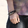 Leather Multi-strand Bracelets BJEW-F352-11M-5