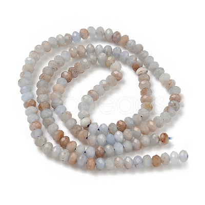Natural Angelite Beads Strands G-RM241221-N1-1