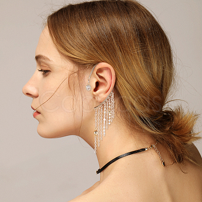8Pcs Brass Ear Cuff Findings KK-UN0001-54-1