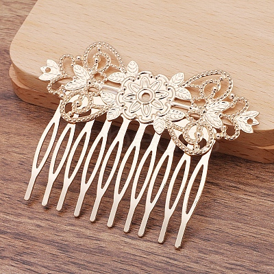 Brass Hair Comb Findings PW-WGEBCA5-04-1