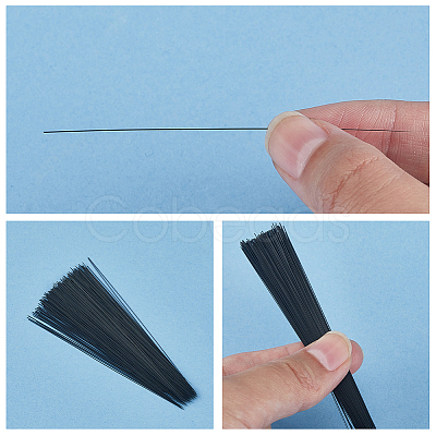 900Pcs Plastic Simulated Animal Whiskers for Crafts Needle Felting DIY-CY0002-72A-1