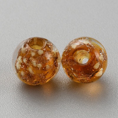Luminous Handmade Gold Sand Lampwork Beads FIND-TAC0005-35D-02-1