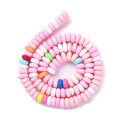 Handmade Polymer Clay Beads Strands X-CLAY-N008-008N-1