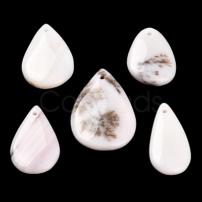 Natural Pink Opal Pendants G-M408-A02-1