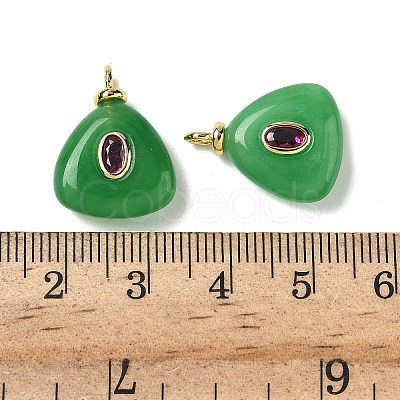 Dyed Natural White Jade Pendants G-H328-04G-B10-1