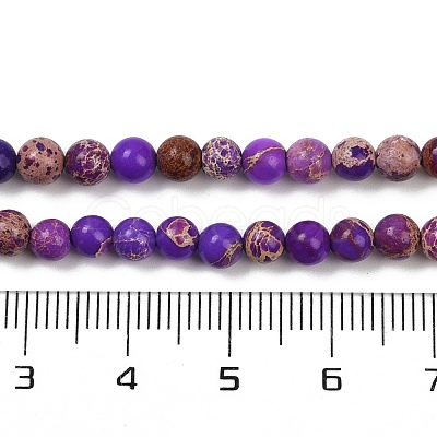 Dyed Natural Regalite/Imperial Jasper/Sea Sediment Jasper Beads Strands G-B124-C04-09-1