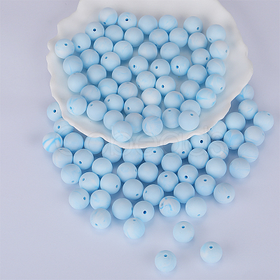 Round Silicone Focal Beads LS-SI-JX0046A-62-1