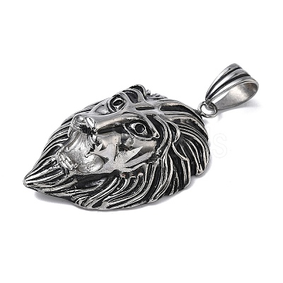 304 Stainless Steel Big Pendants STAS-F333-01AS-1