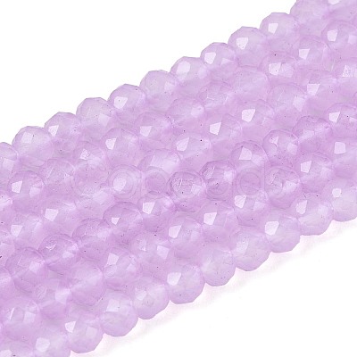 Imitation Jade Glass Beads Strands GLAA-T028-3mm-11D-1