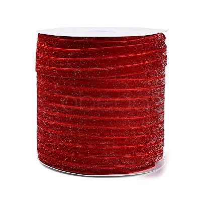 Glitter Sparkle Single Face Velvet Ribbon SRIB-Q023-01A-03-1