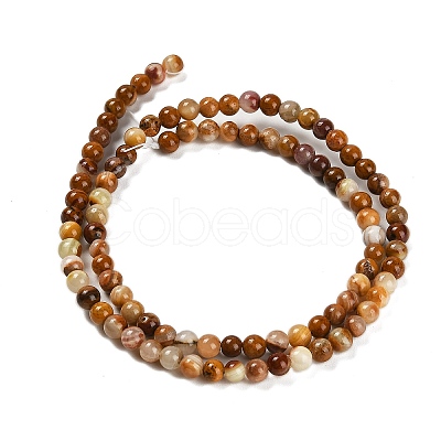 Natural Wood Lace Stone Beads Strands G-B128-A04-01-1