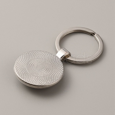 Teacher's Day Time Gem Keychain KEYC-WH0029-51D-P-1