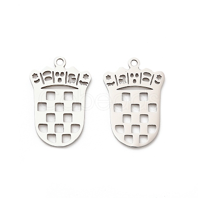 304 Stainless Steel Pendants STAS-Z123-02P-1