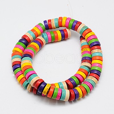 Synthetic Turquoise Beads Strands TURQ-G110-8x4mm-M-1