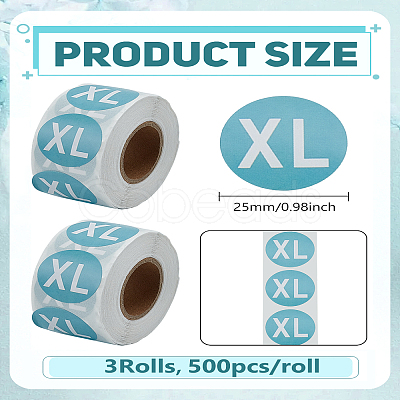 Coated Paper Self-adhesive Stickers AJEW-WH0816-175E-1