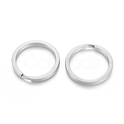 Tarnish Resistant 304 Stainless Steel Split Key Rings STAS-I123-23D-1